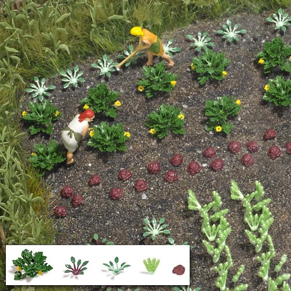 Vegetable and Salad Plants OO / TT Busch 1222