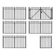 Iron Railing Fence OO Faller 180958 Iron Railing Fence OO Faller 180958