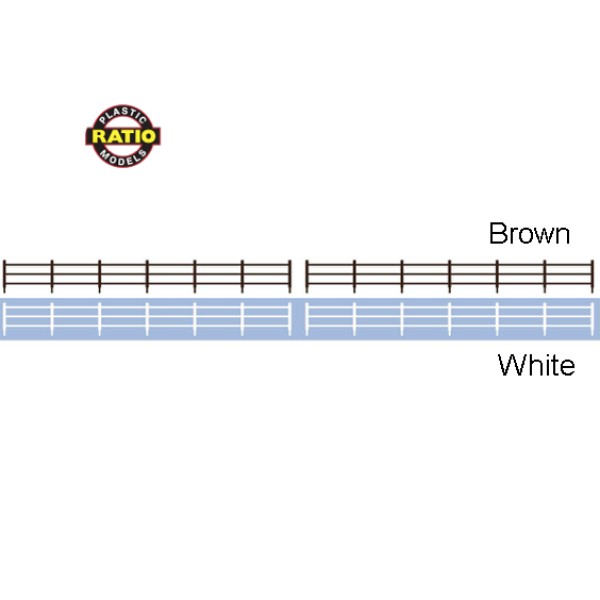 Lineside Fencing Brown N gauge Ratio 217