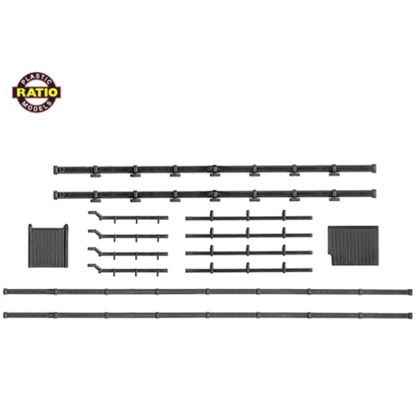 Gutters and Downpipes N gauge Ratio 300