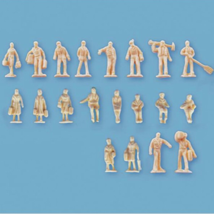 Unpainted Figures Pack B N gauge