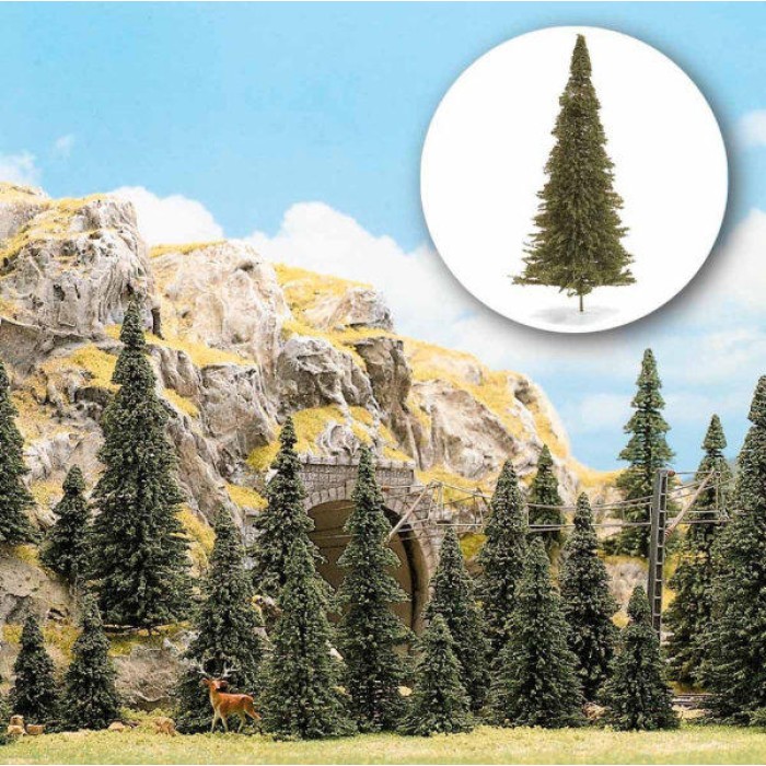 Pine Trees 25-55mm tall Busch 6571 6572