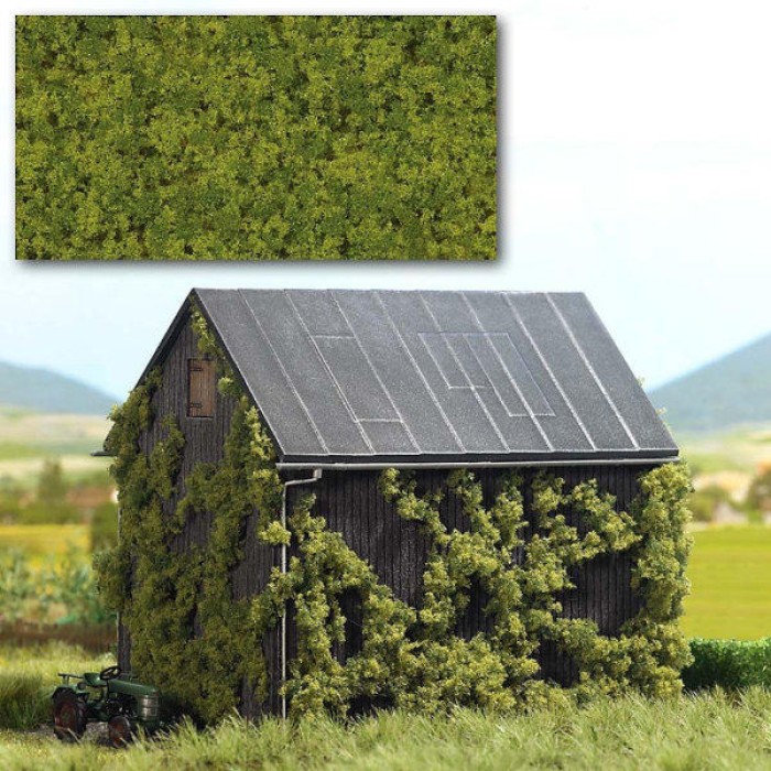 Flock Foliage Sheet Light Green Mix