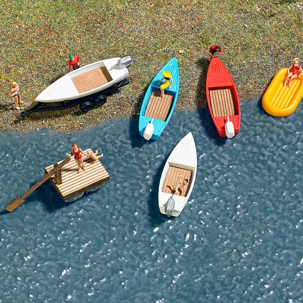 N/TT gauge boat set