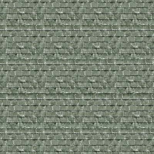 Green Roof Tiles OO Self-Adhesive paper