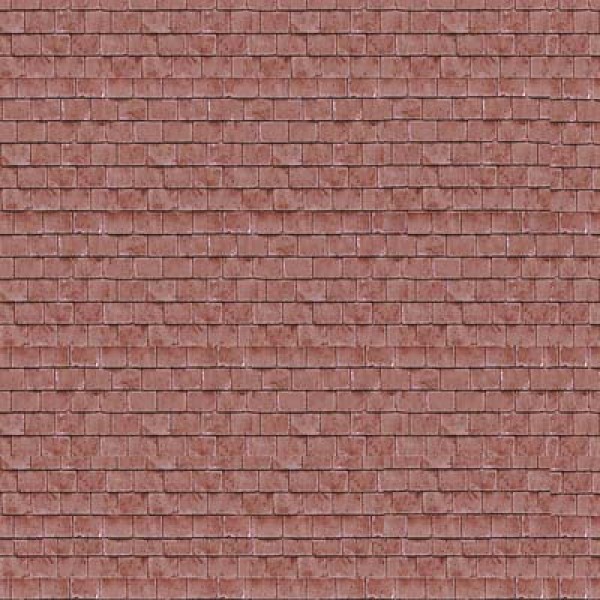 Red Roof Tiles OO  Self-adhesive Paper