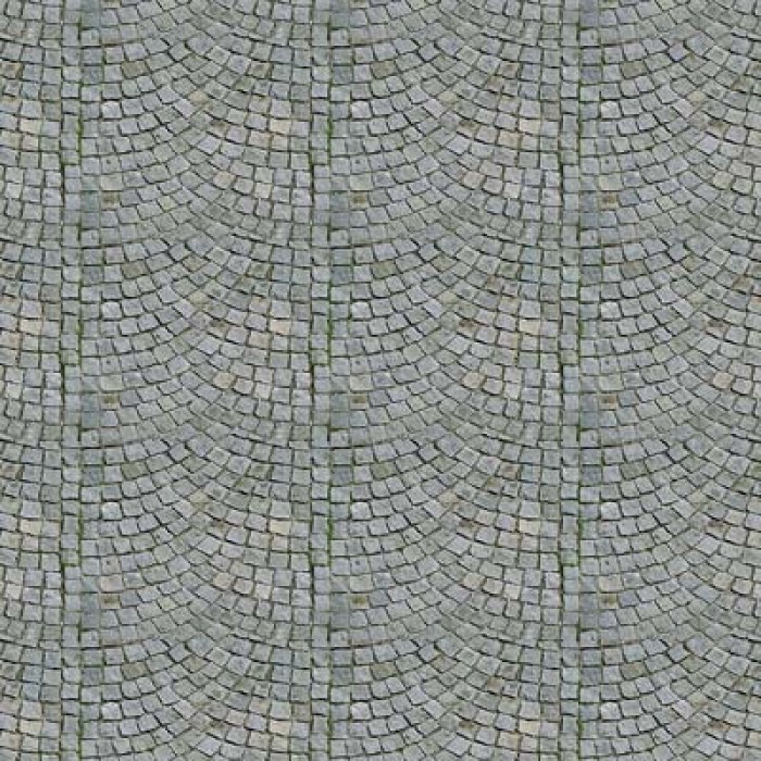 Self-Adhesive Building Paper Curved Cobbles Street, N gauge Self-Adhesive Building Paper Curved Cobbles Street, N gauge