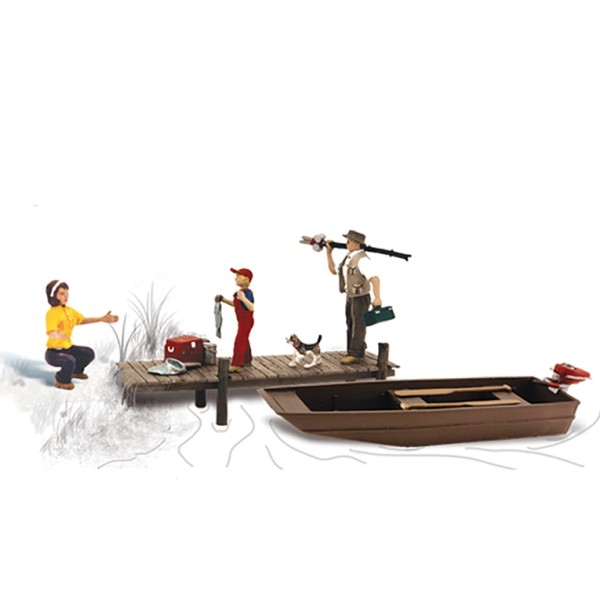 Fishing Family  OO A1923