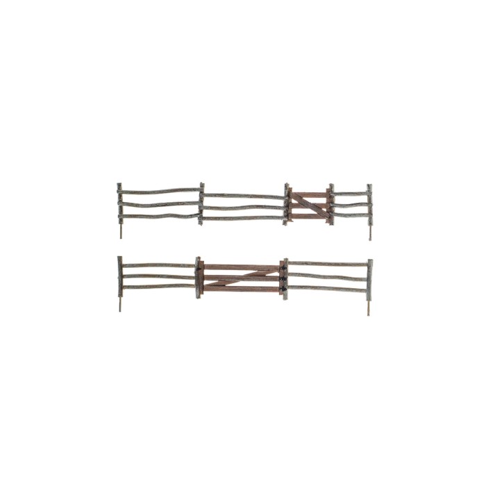 Split Rail Log Fence N gauge A2991