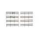 Rail Board Fence N gauge A2992 Rail Board Fence N gauge A2992