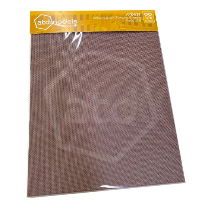 Brick wall Brown Brick Card OO ATD037