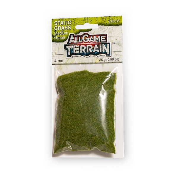 Static Grass  4 mm Medium Green G6572