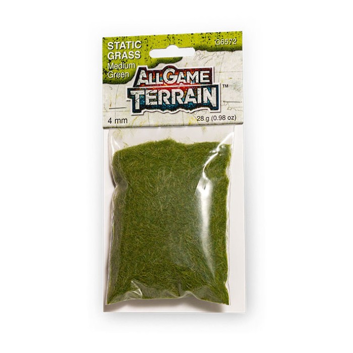 Static Grass  4 mm Medium Green G6572