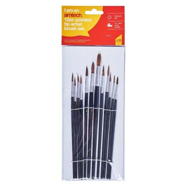 Paint Brushes Round Tips