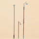 Yard and Street Lights and electric insulators OO / TT Yard and Street Lights and electric insulators OO / TT