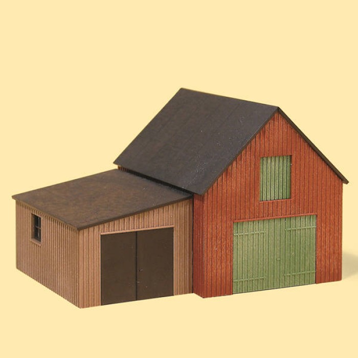 Garage and Small Barn OO Garage and Small Barn OO