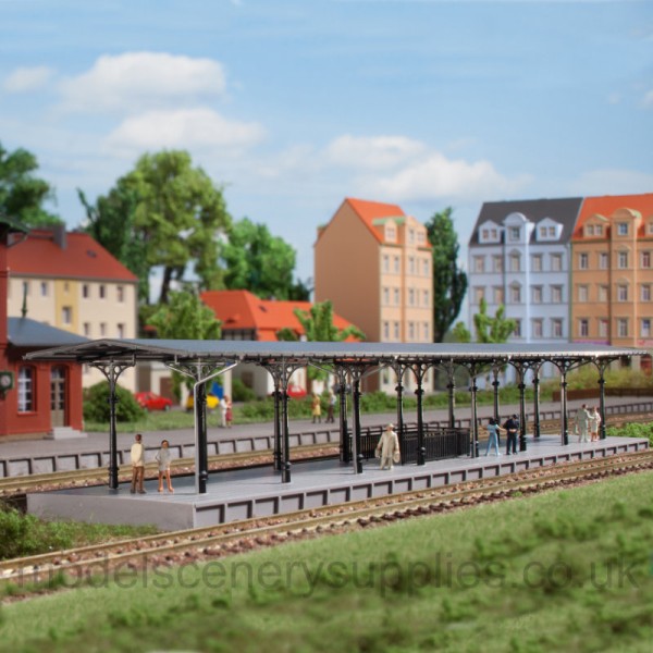 Station Platform and Canopy N gauge