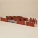 Brick Wall with Gates OO Auhagen 41622