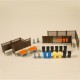 Waste Bins With Street Accessories OO
