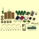 Garage Workshop Accessories OO Auhagen 41682 Garage Workshop Accessories OO Auhagen 41682