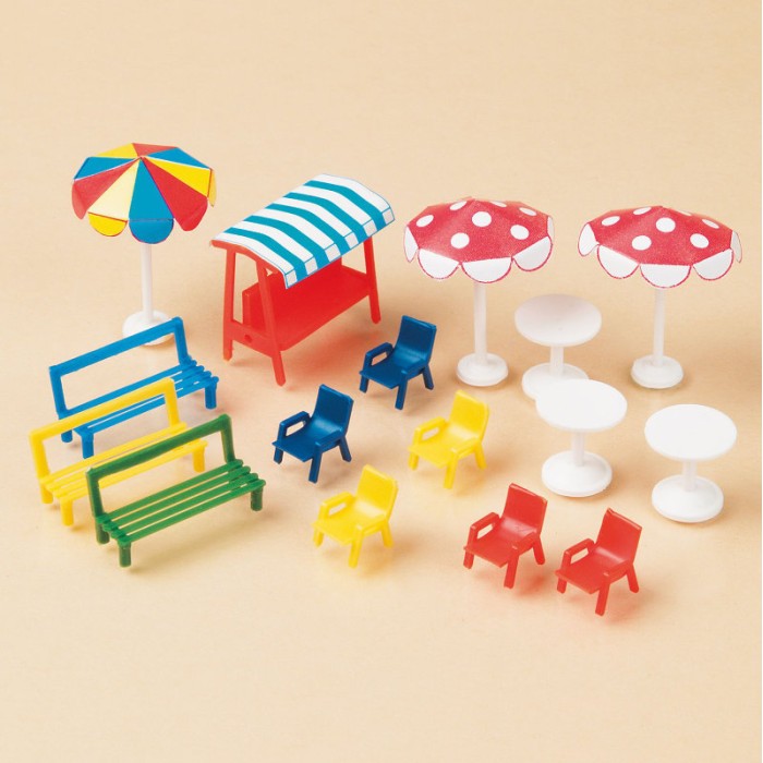 Garden Tables and Chairs OO / TT Auhagen 42569 Garden Tables and Chairs OO / TT Auhagen 42569