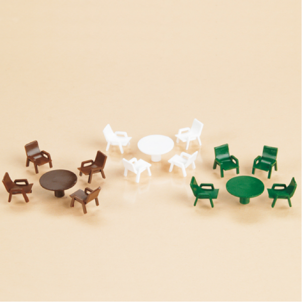 Garden Tables and Chairs OO / TT Auhagen 42647