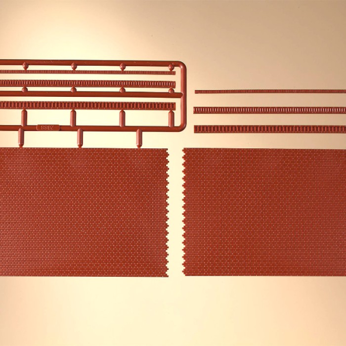 Brick Wall Sheets TT Auhagen 43658 Brick Wall Sheets TT Auhagen 43658