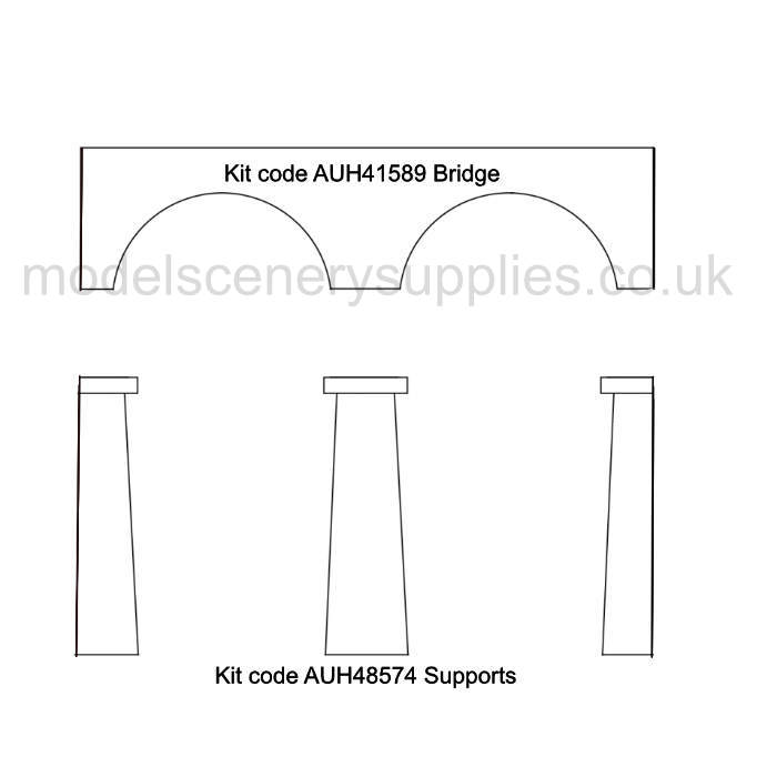 Stone Bridge Support Pillars OO Stone Bridge Support Pillars OO