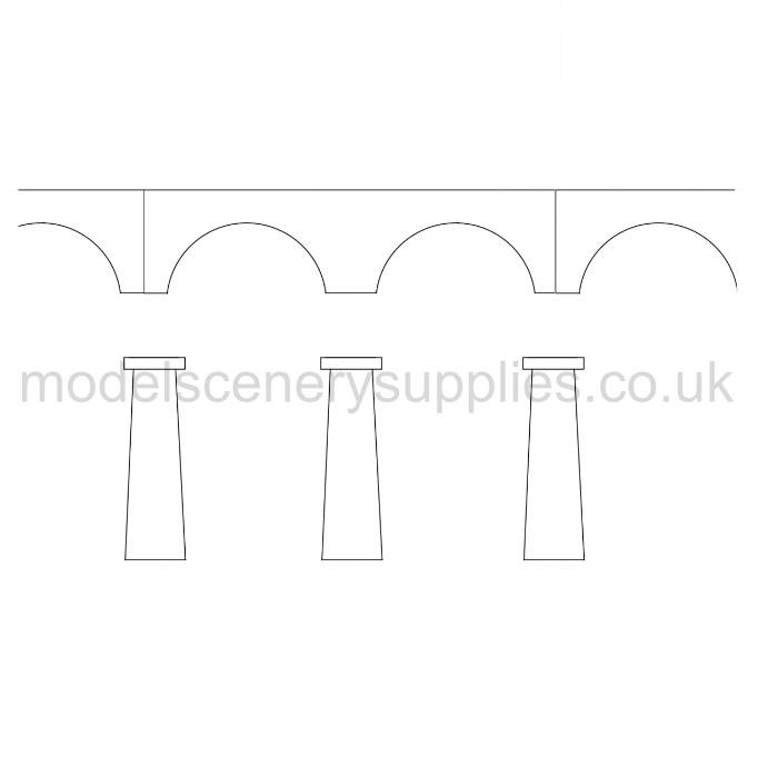 Stone Bridge Support Pillars OO Stone Bridge Support Pillars OO