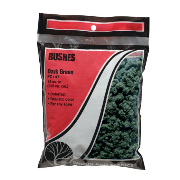 Woodland Scenics Bushes Dark Green Woodland Scenics Bushes Dark Green