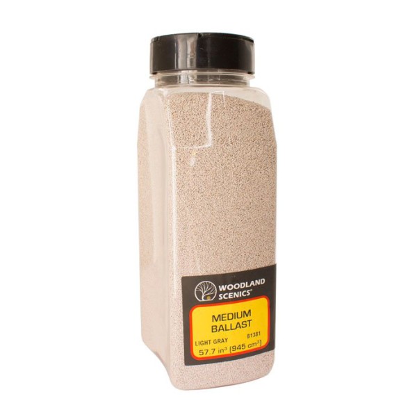 Ballast LIGHT GREY FINE Woodland Scenics 