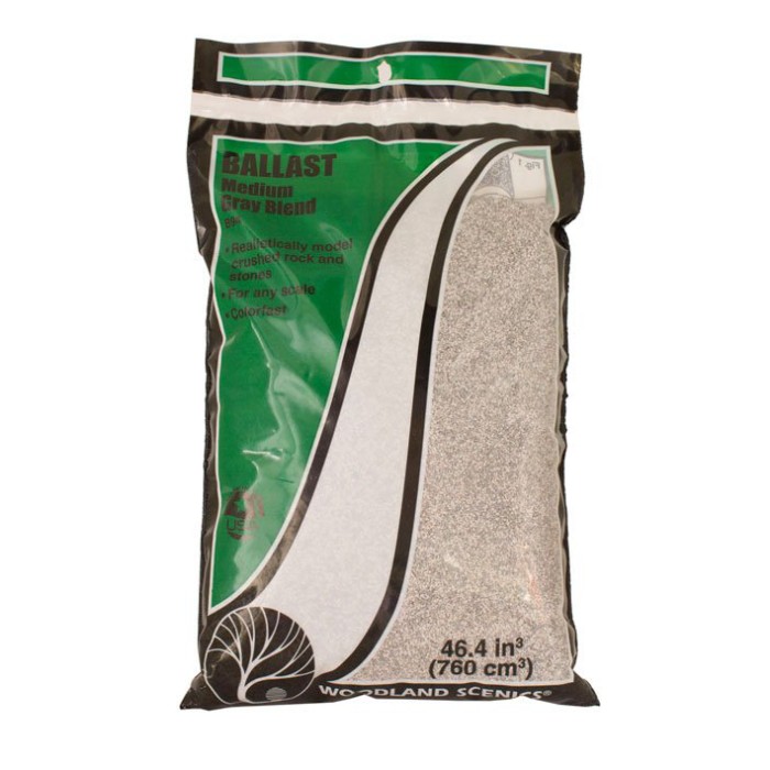 Ballast GREY BLEND MEDIUM Woodland Scenics B1394 B94