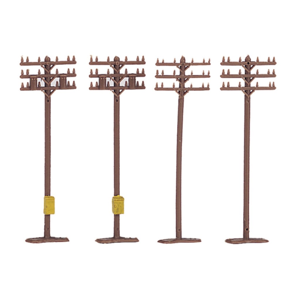 Telephone poles N gauge Bachmann