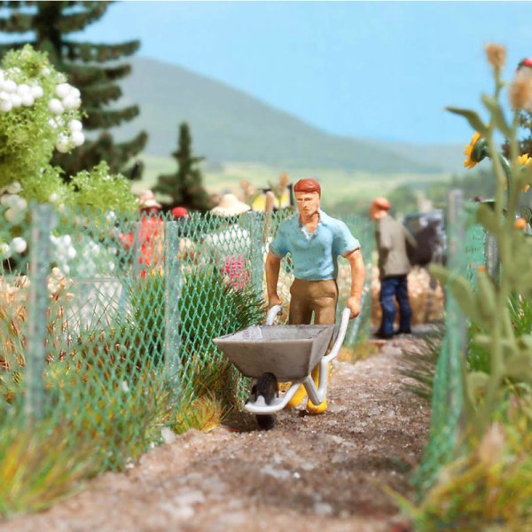 Chain link fence Kit OO Busch 1020