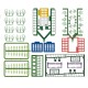 Wild Flower Set 69 Plants OO / TT Busch 1277