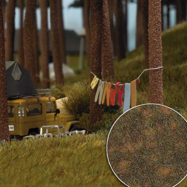 Rough Terrain Natural looking Static Grass Mat Late Summer