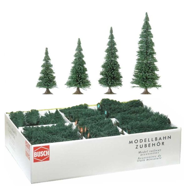 Pine Trees Bulk Box 130 trees 75 - 135mm tall