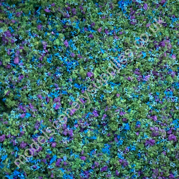 Flock Flower Mix Blue Busch 7359