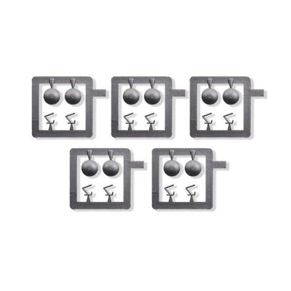 Satellite Dishes OO TT Busch 7749