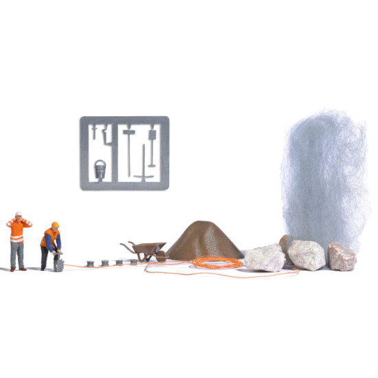 Model Blasting Rocks OO Busch 7942