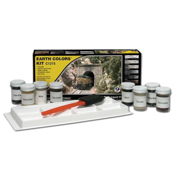 Earth Colour Liquid Pigment Kit C1215 Earth Colour Liquid Pigment Kit C1215