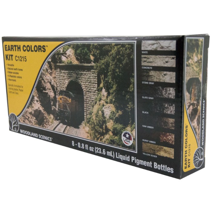 Earth Colour Liquid Pigment Kit C1215 Earth Colour Liquid Pigment Kit C1215