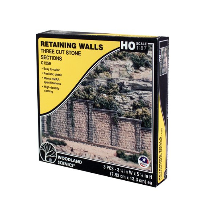 Cut Stone Retaining Wall OO