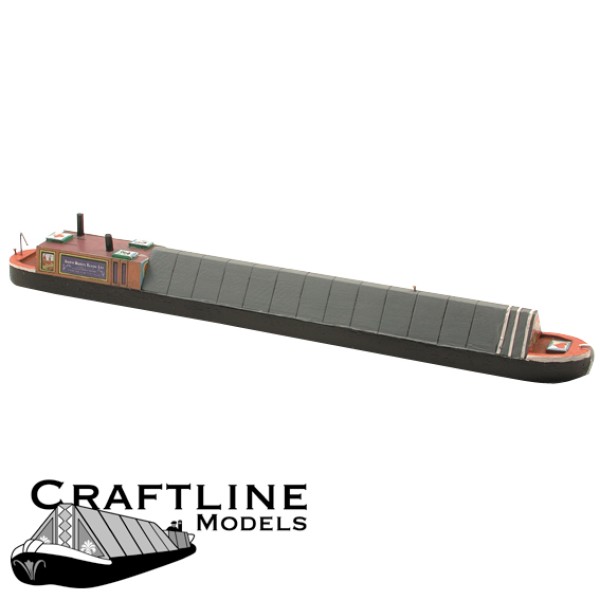 Canal Boat Motor Powered Covered Narrow Boat MB70