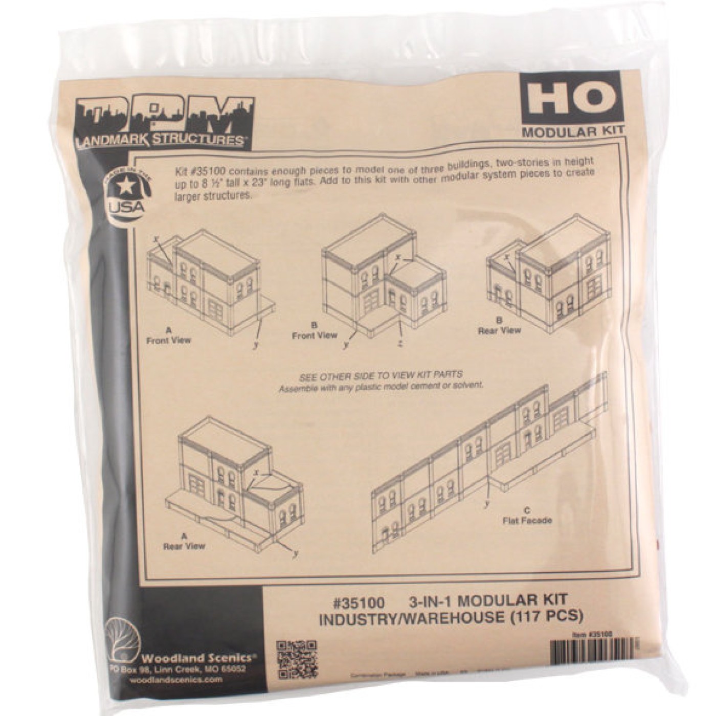 Model Scratch Build Modular Building Parts OO