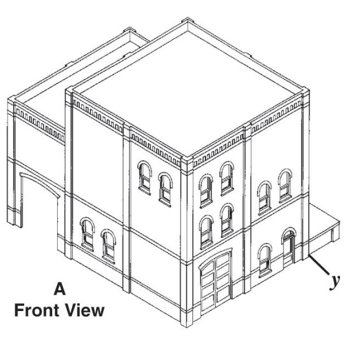 Scratch Build Modular Building Parts OO pk2