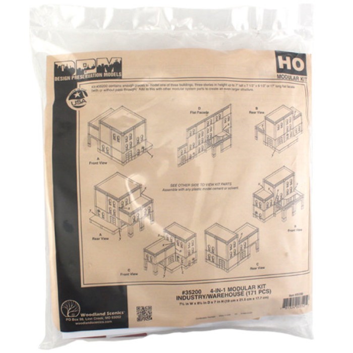 Scratch Build Modular Building Parts OO pk2