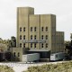 Industrial Factory Building 371mm tall OO