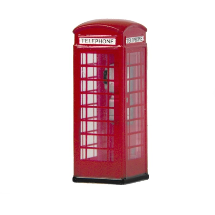 Telephone Box With Phone Detail OO