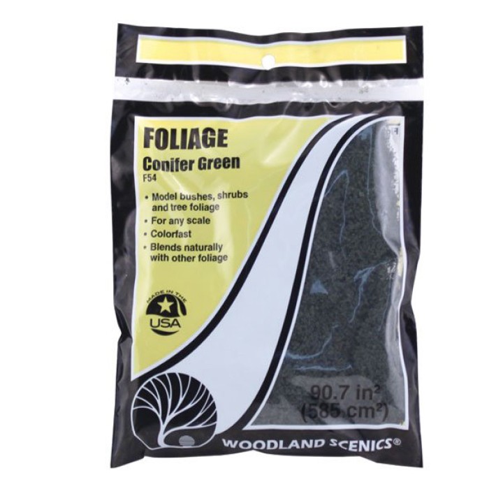 Foliage Conifer Green F54 Woodland Scenics